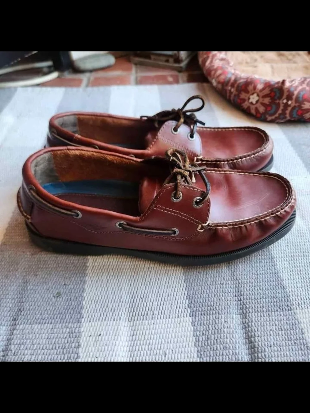 Dockers Castaway Men's Brown Leather Boat Shoes